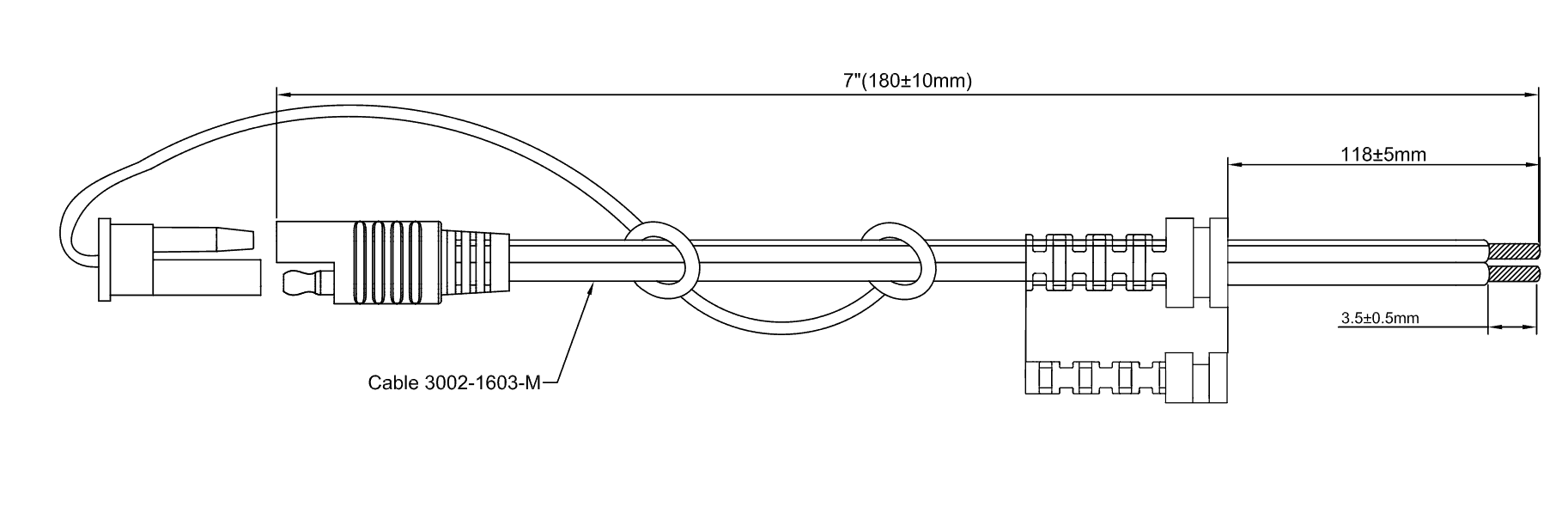 Markings on Custom Cables Markings on Custom Cables | cable assembly drawing