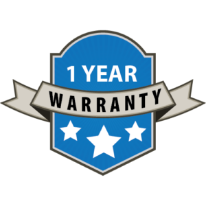 One Year Warranty badge